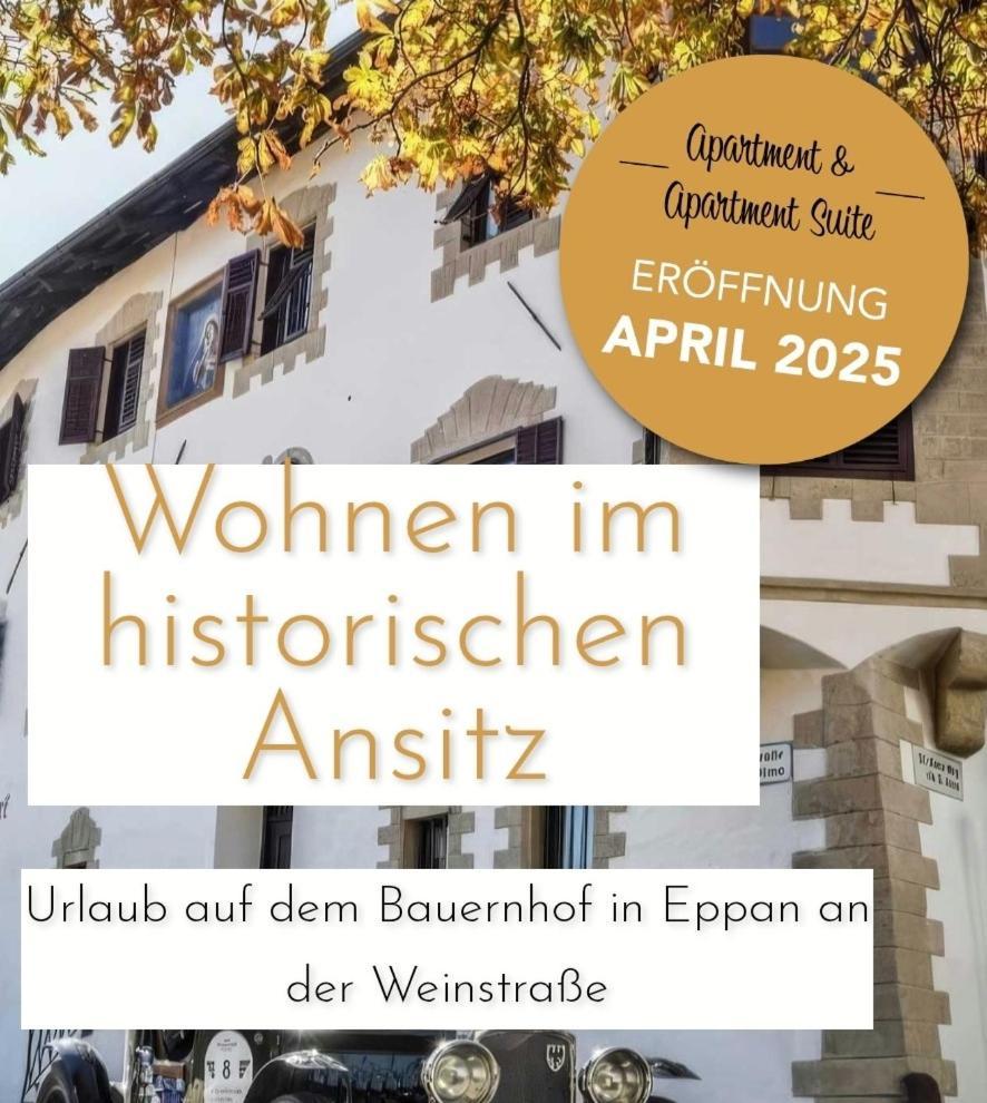 Appartement Ansitz Grustdorf à Appiano Sulla Strada Del Vino Extérieur photo